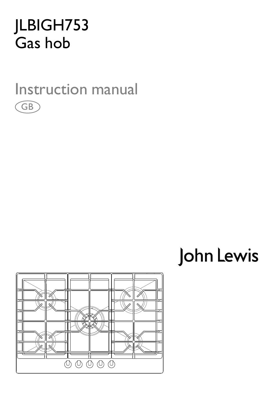 John Lewis JLBIGH753 User Manual | 24 pages