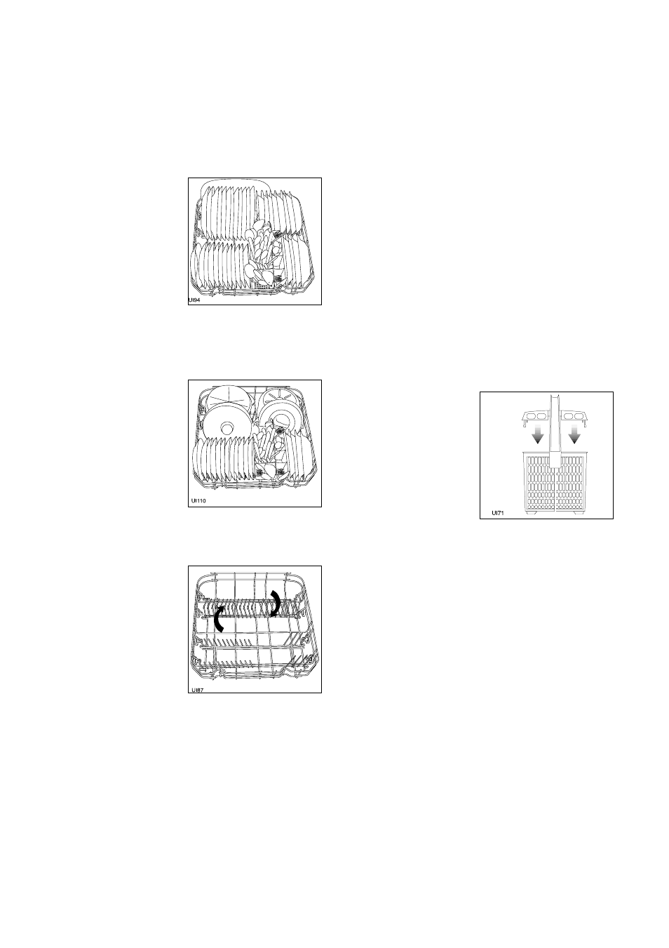 The lower basket, The cutlery basket | John Lewis JLBIDW 1200 User Manual | Page 16 / 28