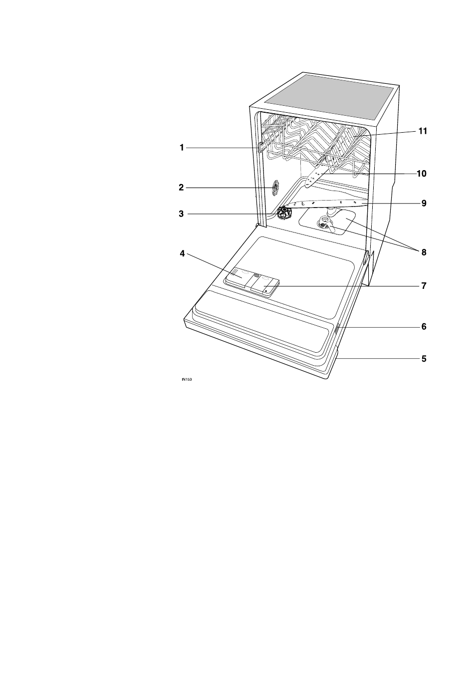 Description of the appliance | John Lewis JLBIDW 1200 User Manual | Page 5 / 28