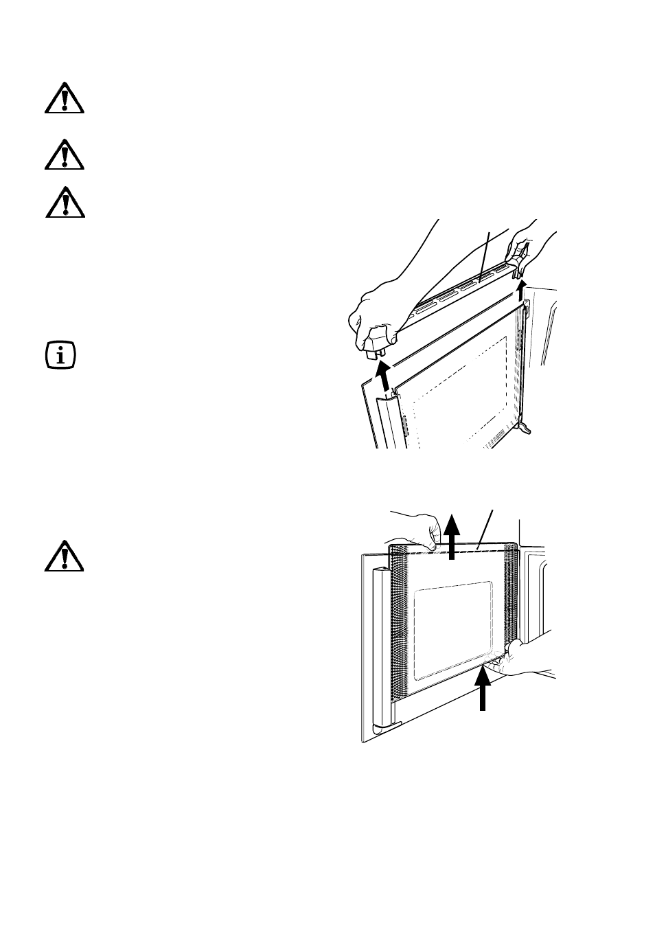 Cleaning the oven door | John Lewis JLBIOS663 User Manual | Page 23 / 32