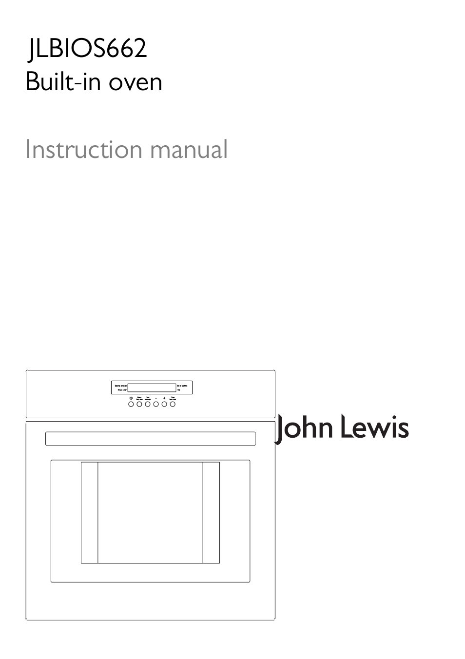 John Lewis JLBIOS662 User Manual | 36 pages