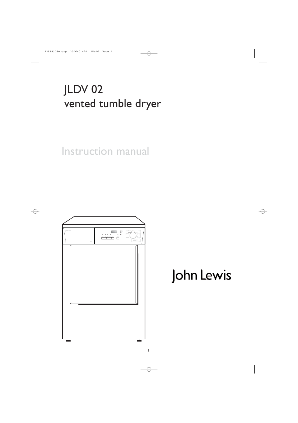 John Lewis JLDV 02 User Manual | 20 pages