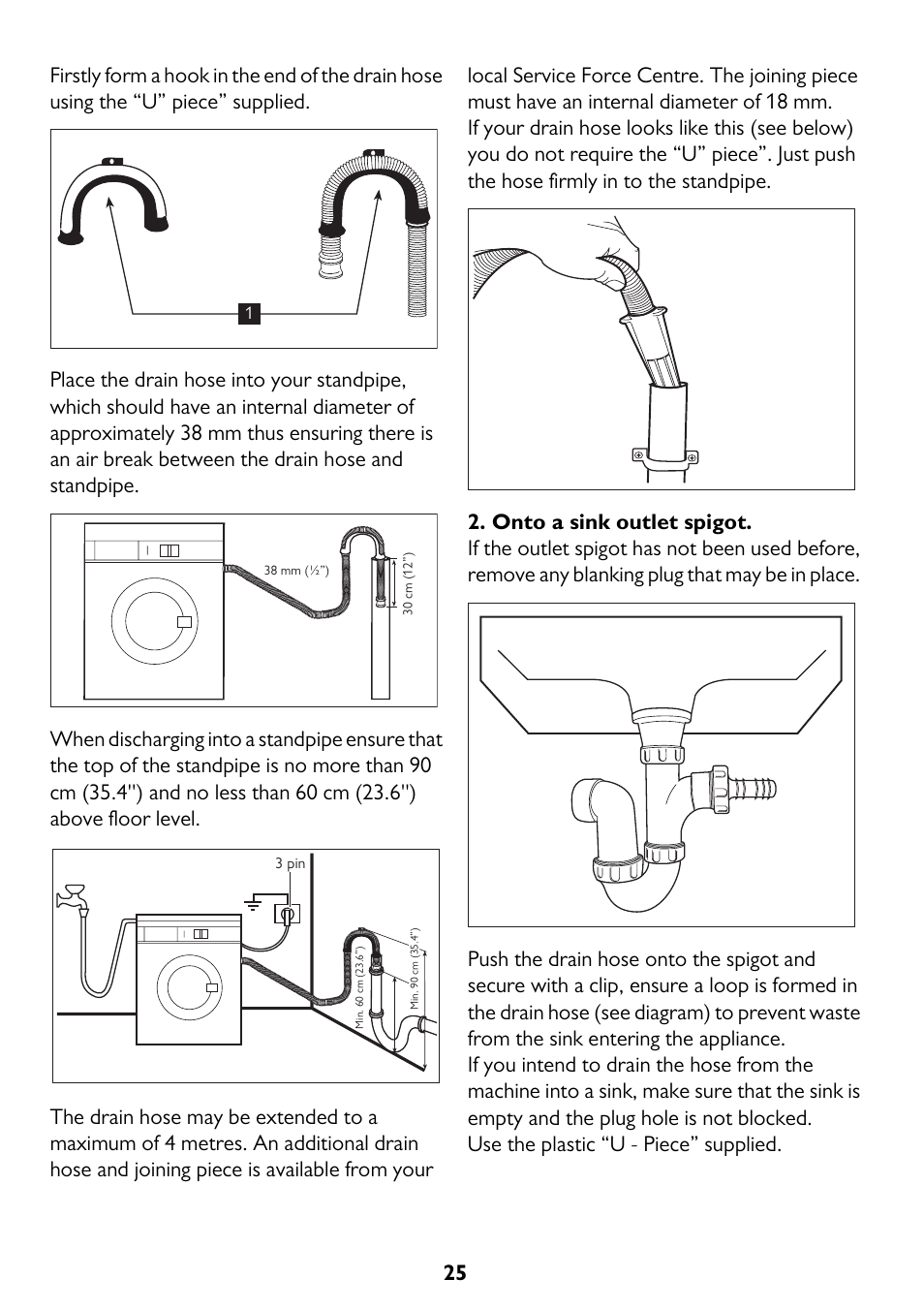 John Lewis JLWM 1200 User Manual | Page 25 / 36