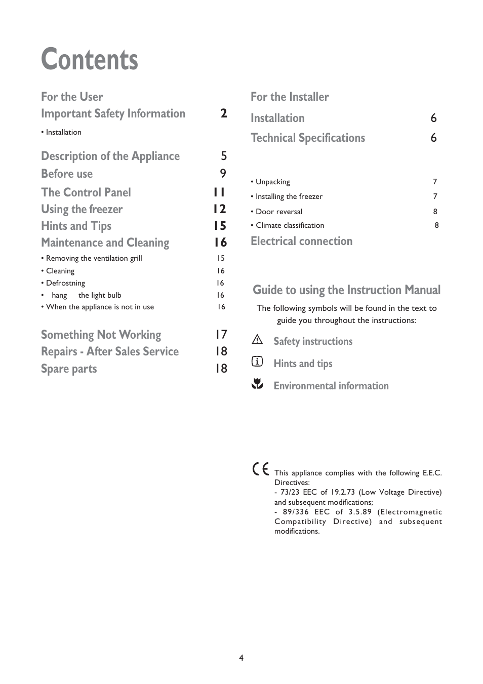 John Lewis JLFZW 1806 User Manual | Page 4 / 20