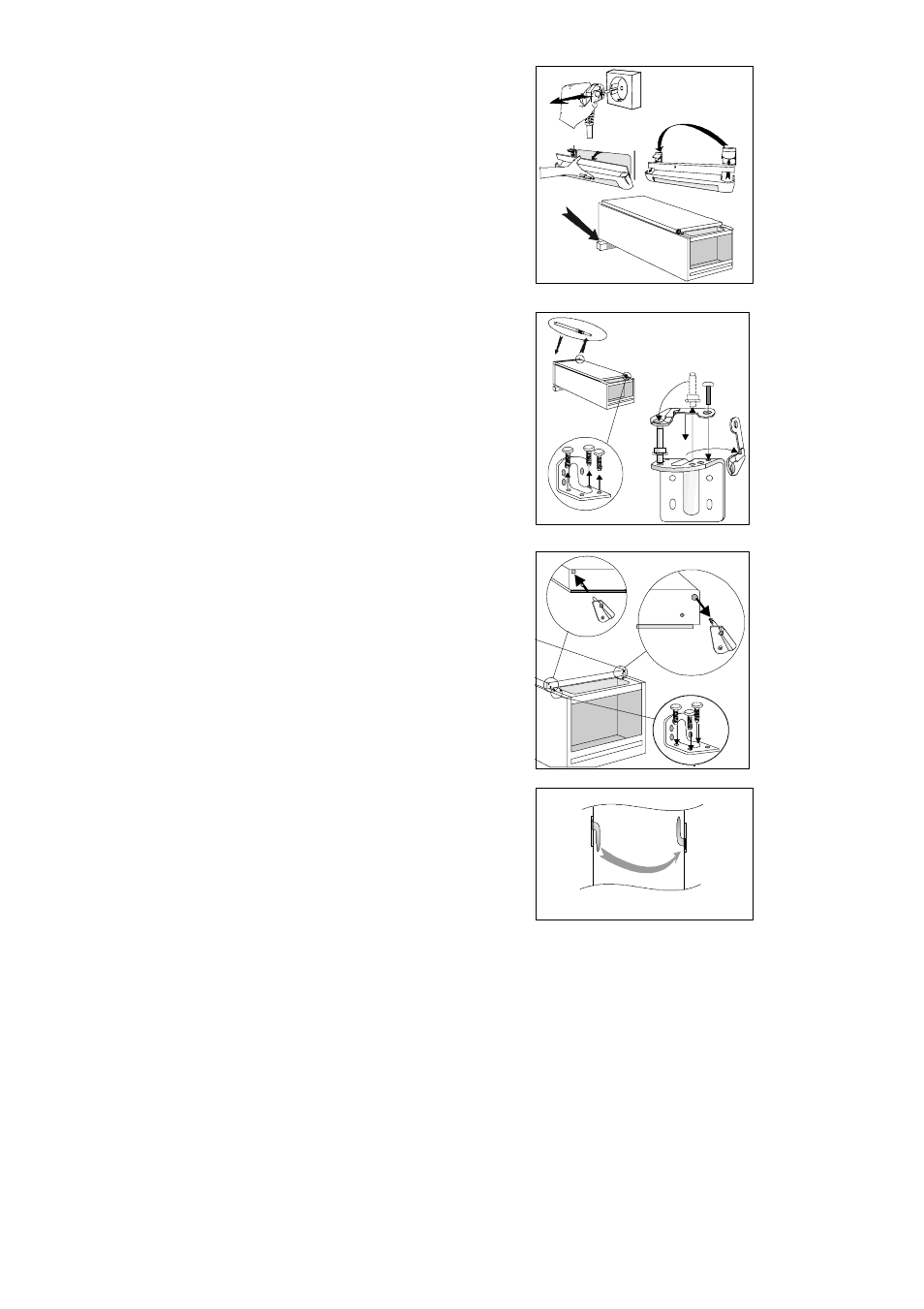 Door reversal | John Lewis JLFZW 1806 User Manual | Page 8 / 20
