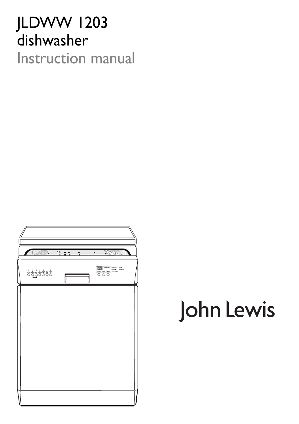 John Lewis JLDWW 1203 User Manual | 32 pages