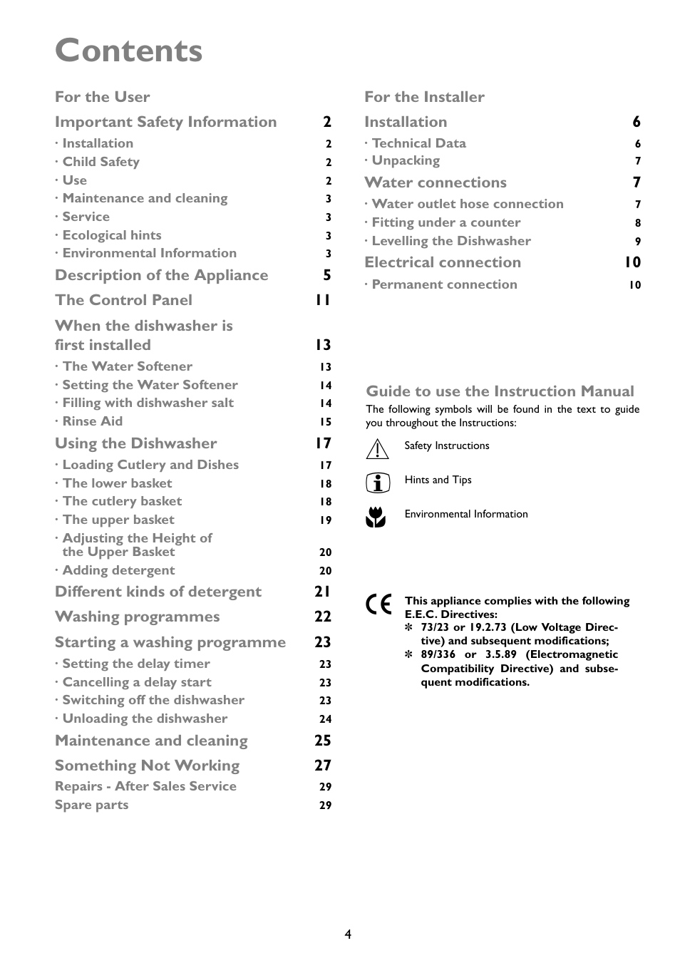 John Lewis JLDWW 1203 User Manual | Page 4 / 32