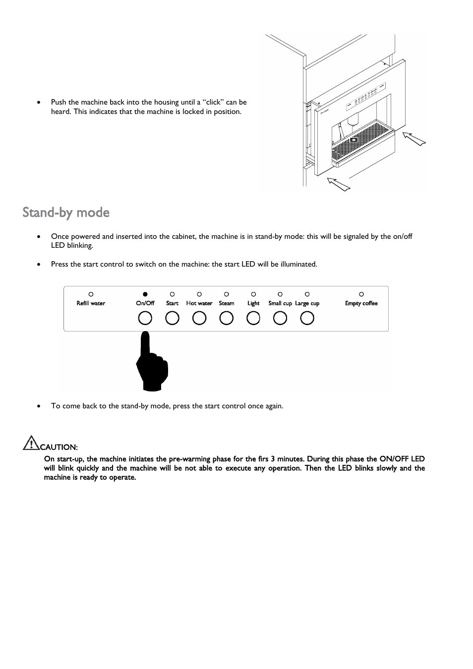 Stand-by mode | John Lewis JLBICM 01 User Manual | Page 18 / 32