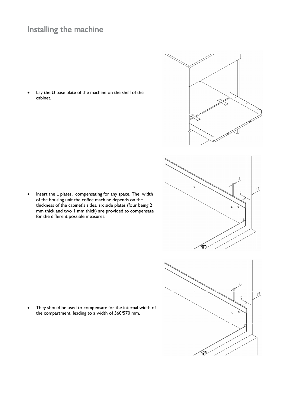 Installing the machine | John Lewis JLBICM 01 User Manual | Page 9 / 32