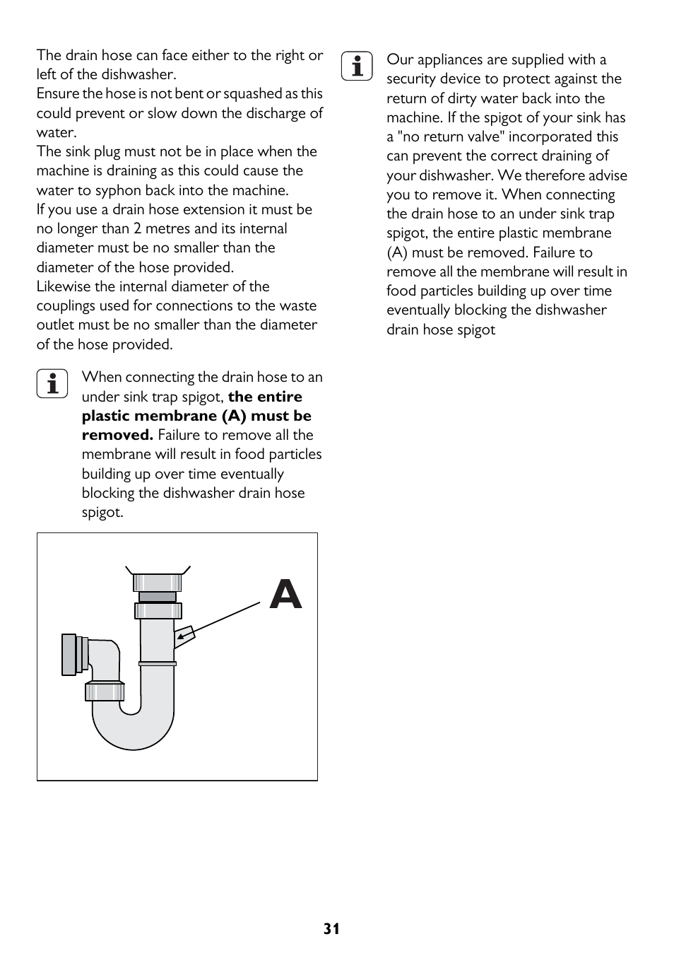 John Lewis JLDWW 1205 User Manual | Page 31 / 36