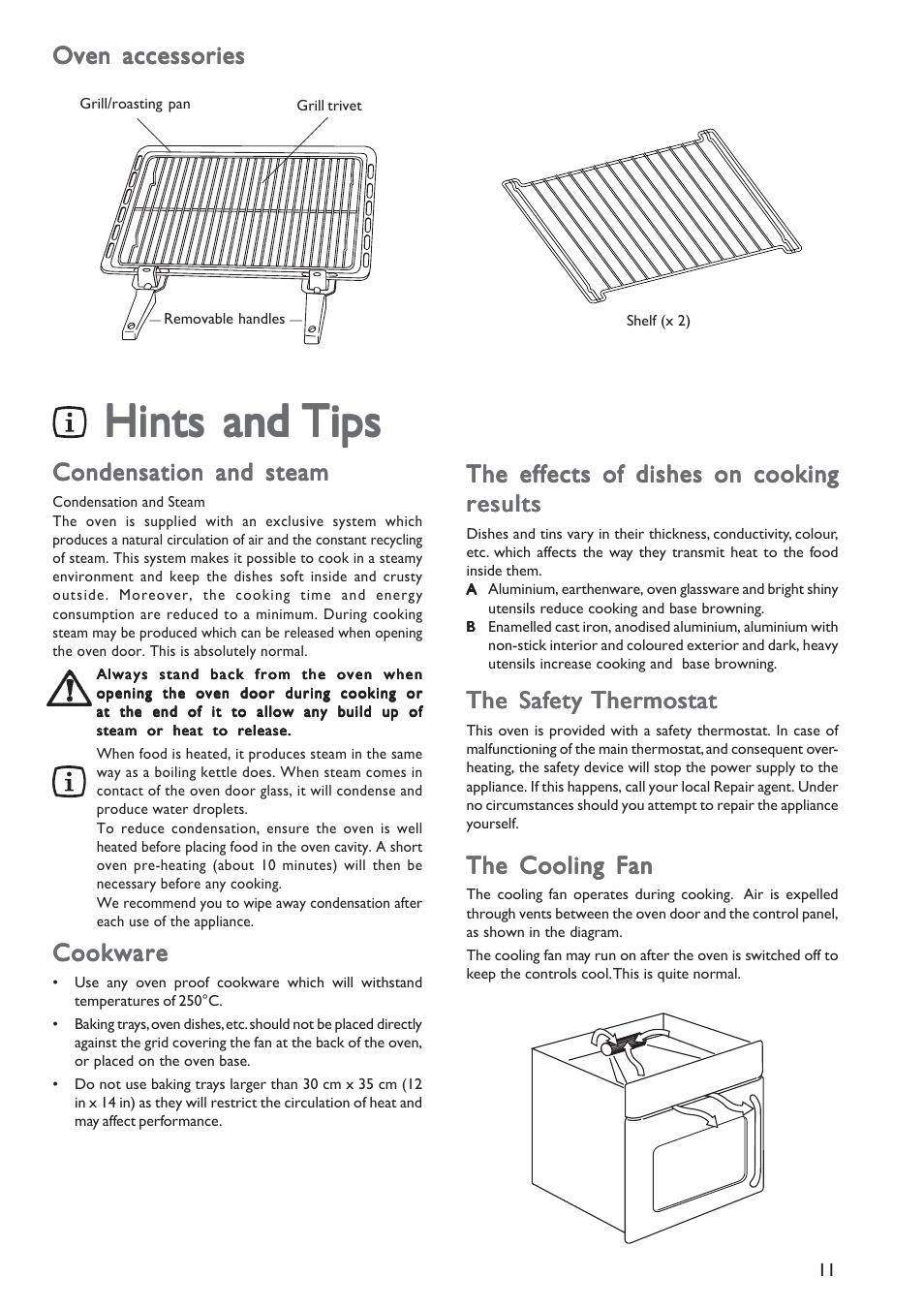 Hints and, Hints and hints and tips tips tips tips tips | John Lewis JLBIOS603 User Manual | Page 11 / 28