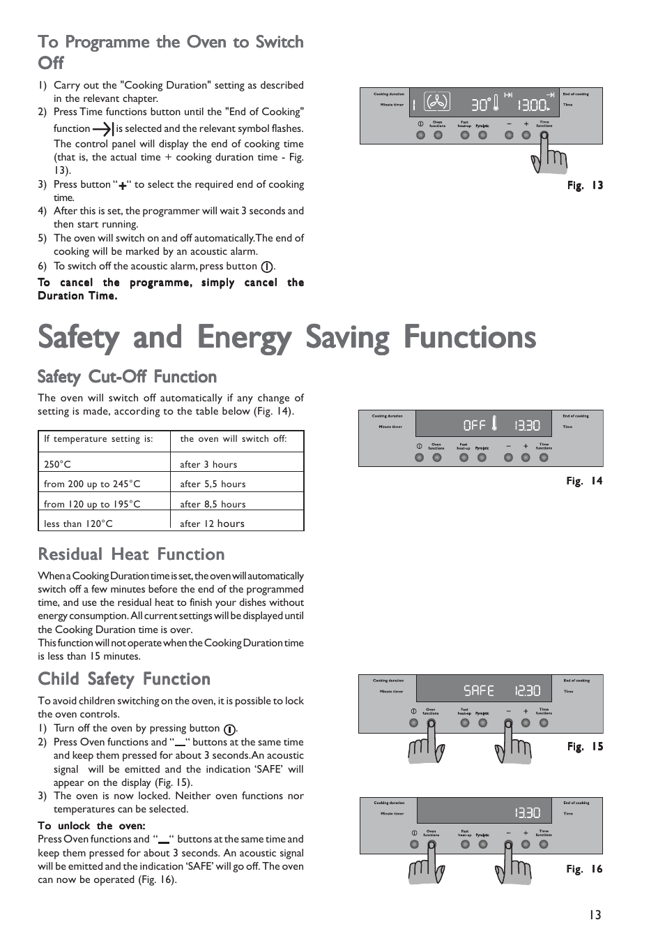John Lewis JLBIOS603 User Manual | Page 13 / 28