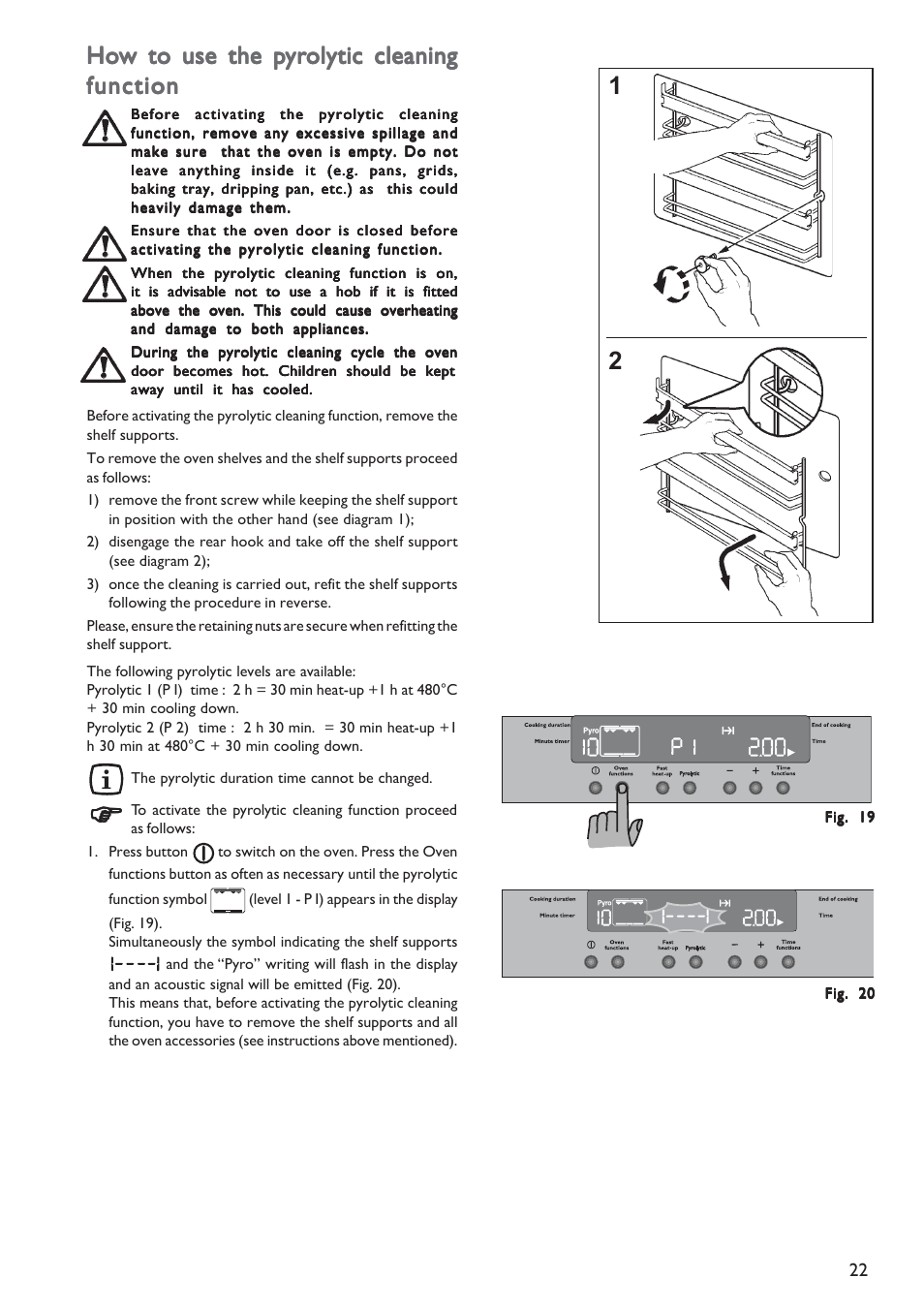 John Lewis JLBIOS603 User Manual | Page 22 / 28