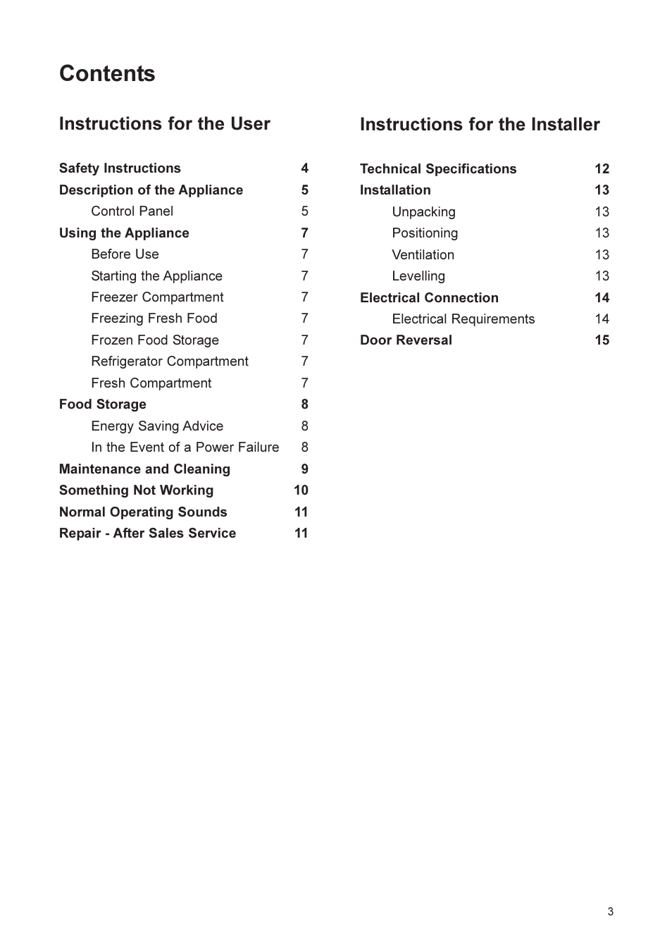 John Lewis JLFFS2002 User Manual | Page 3 / 16