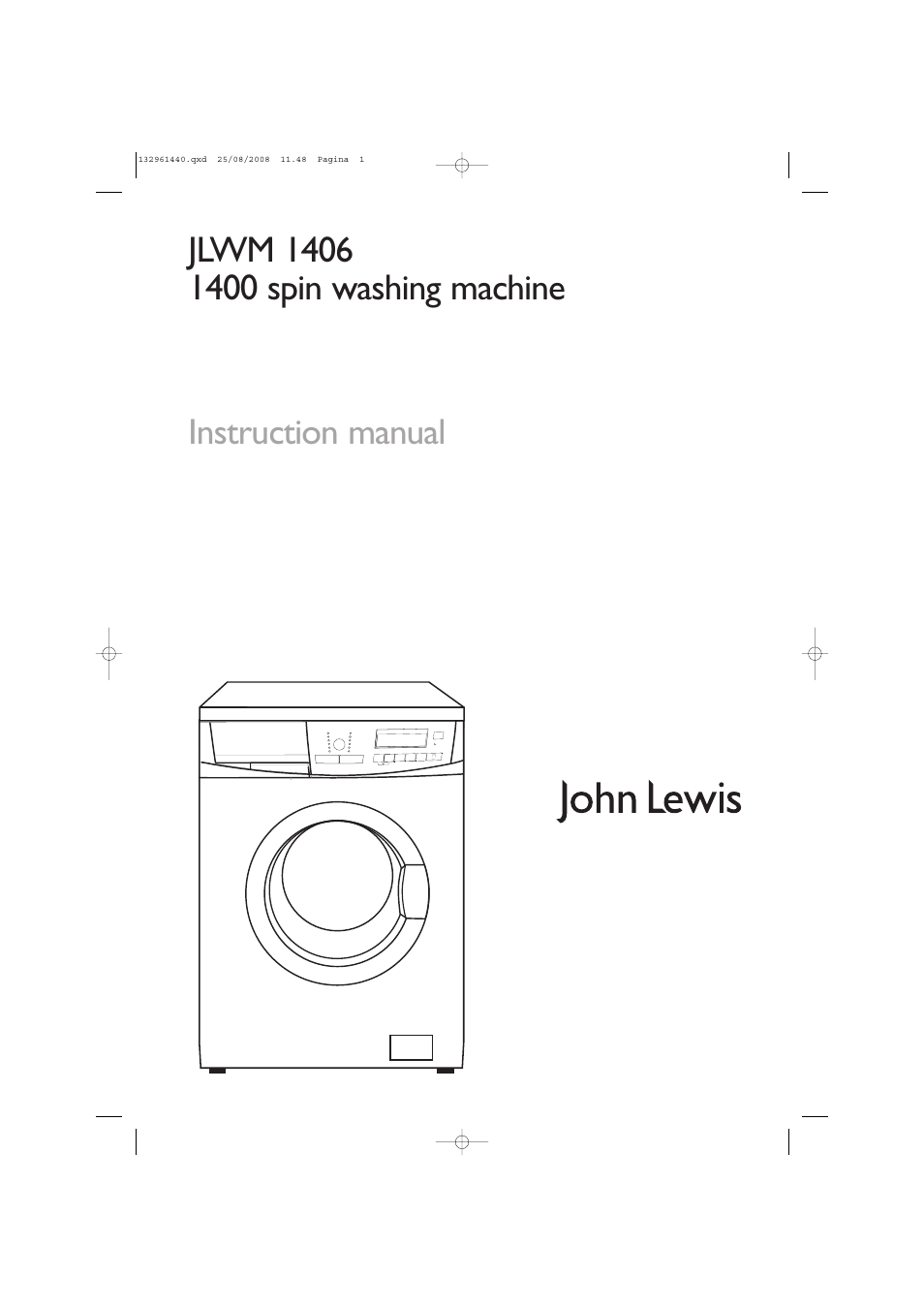 John Lewis JLWM 1406 User Manual | 28 pages