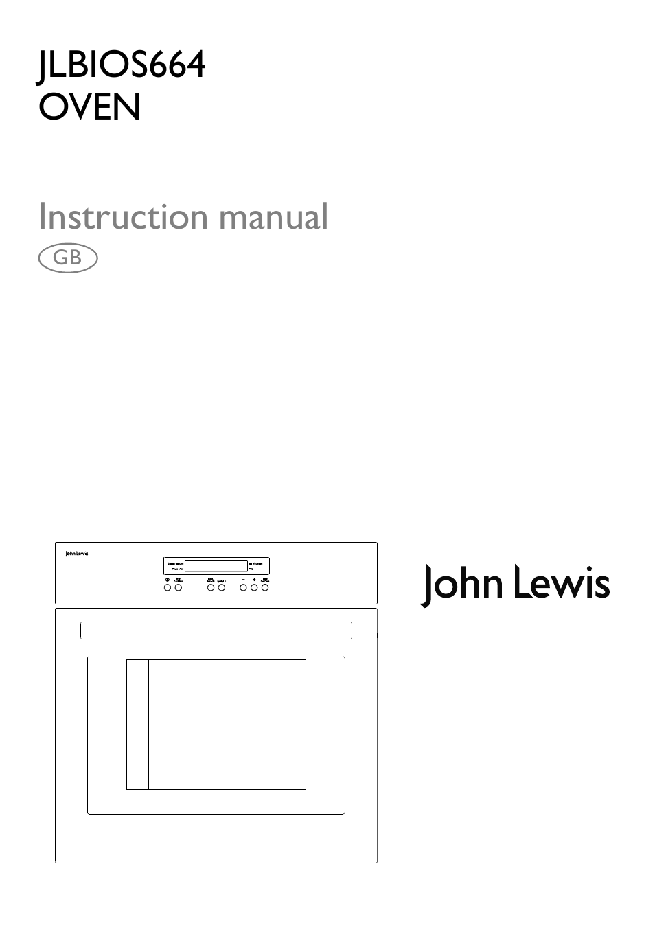 John Lewis JLBIOS664 User Manual | 40 pages