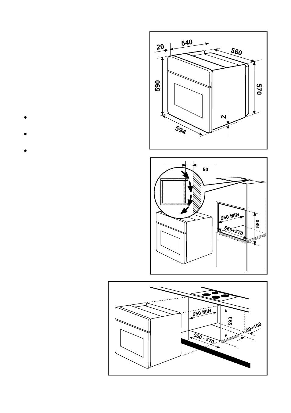 Instructions for building in, Building in | John Lewis JLBIOS664 User Manual | Page 38 / 40