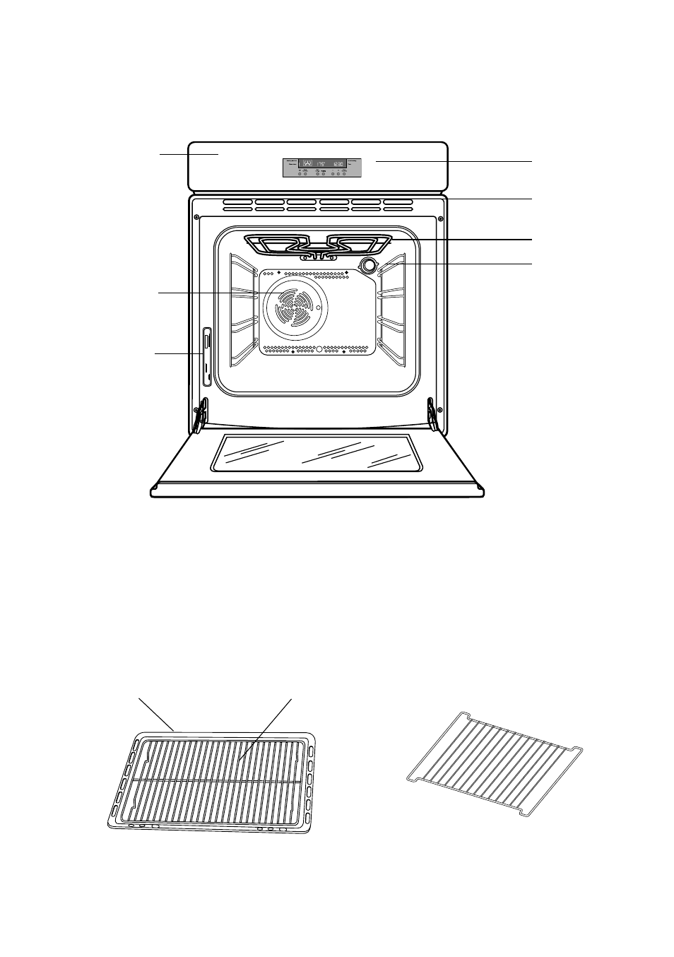 Description of the appliance, Oven accessories | John Lewis JLBIOS664 User Manual | Page 5 / 40