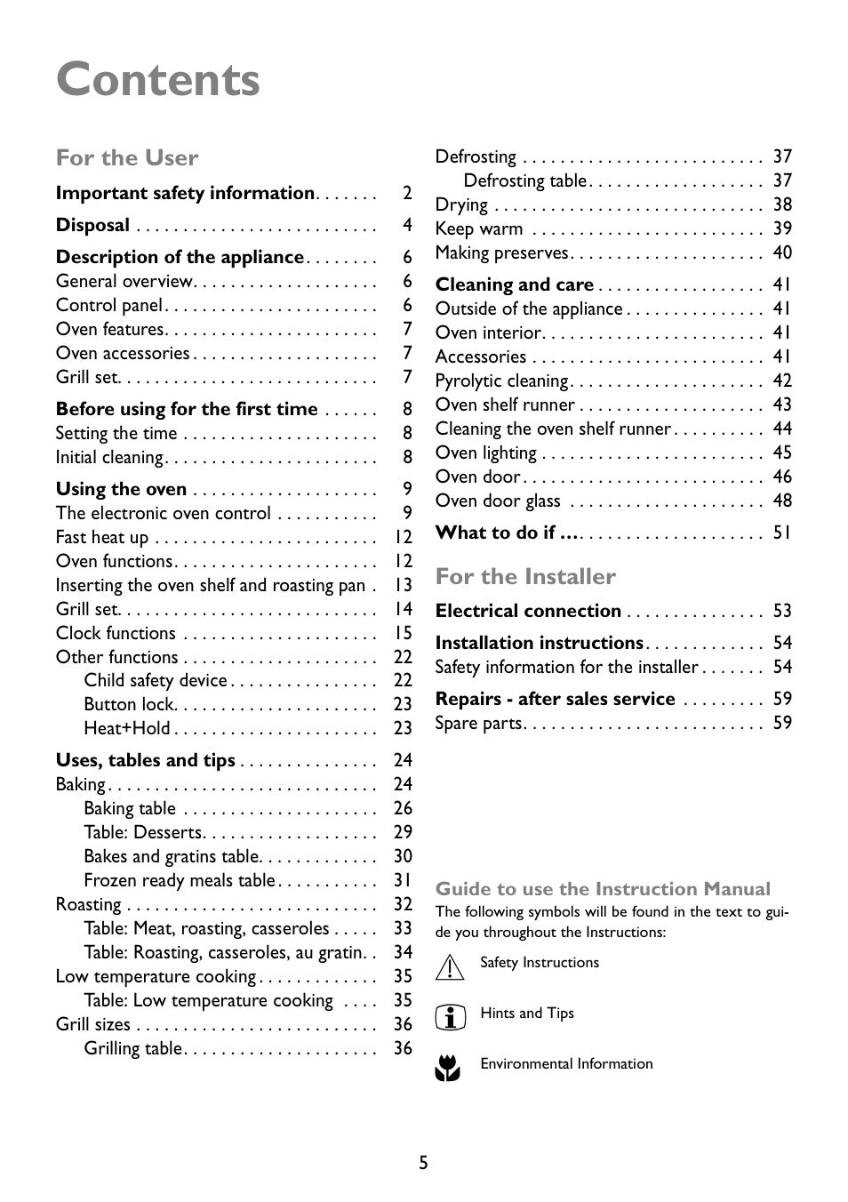 John Lewis JLBIOS609 User Manual | Page 5 / 60