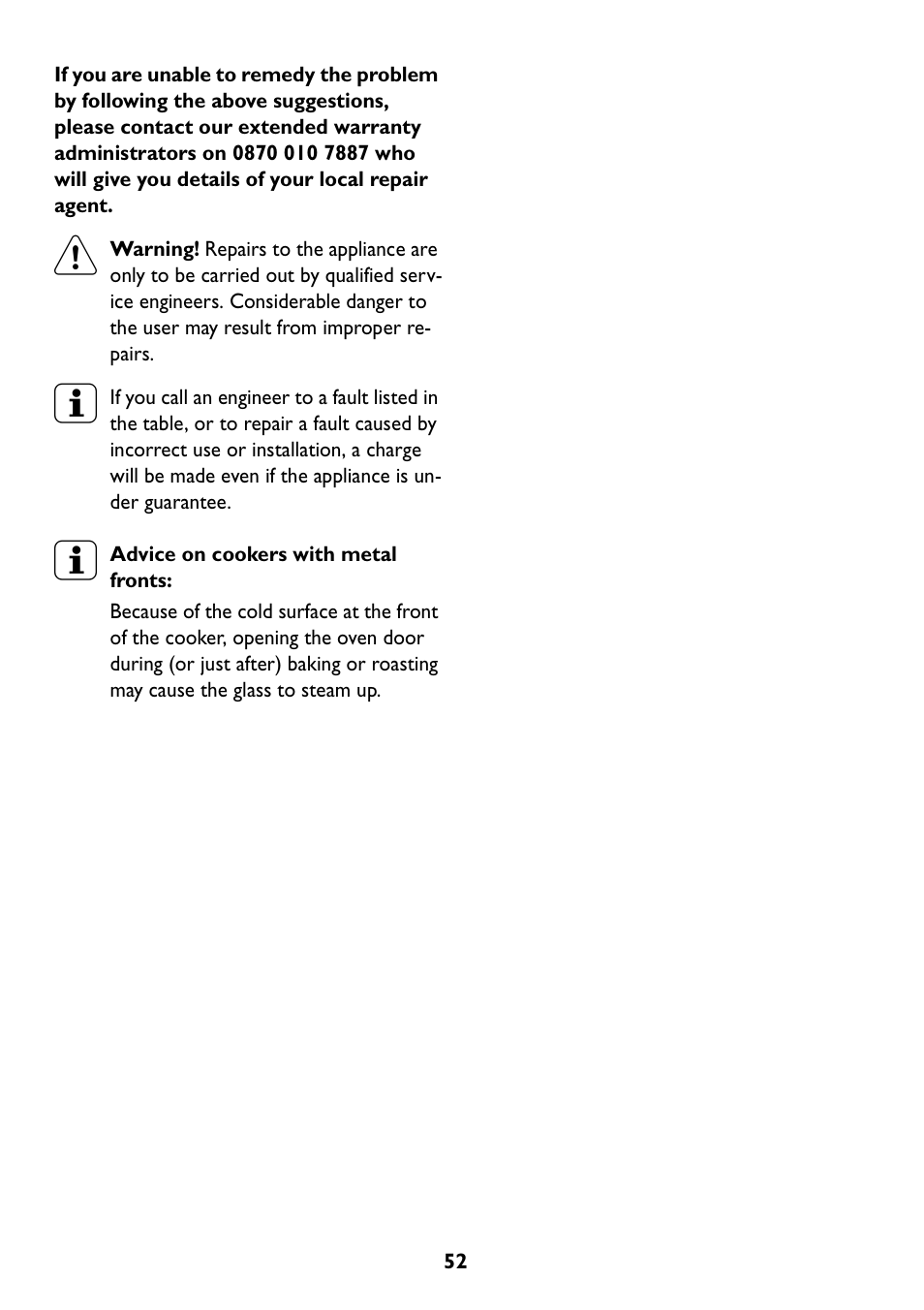 John Lewis JLBIOS609 User Manual | Page 52 / 60