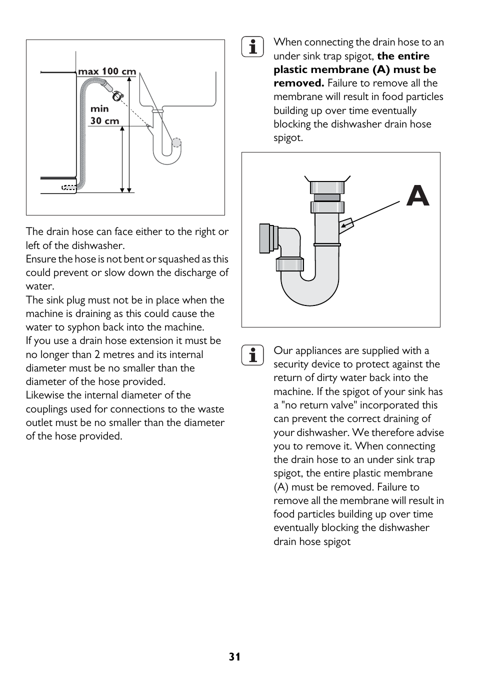 John Lewis JLDWW 906 User Manual | Page 31 / 36