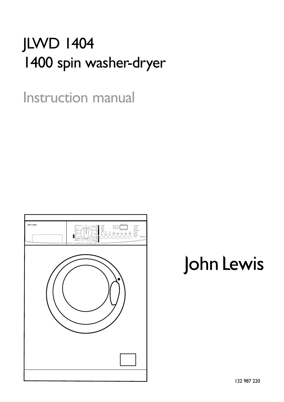 John Lewis JLWD1404 User Manual | 29 pages