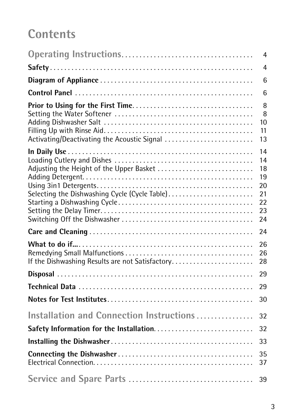 John Lewis JLDWS1202 User Manual | Page 3 / 40