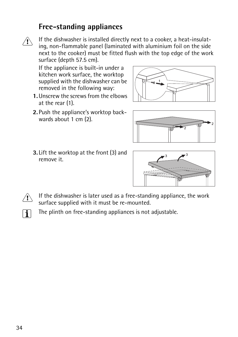 John Lewis JLDWS1202 User Manual | Page 34 / 40