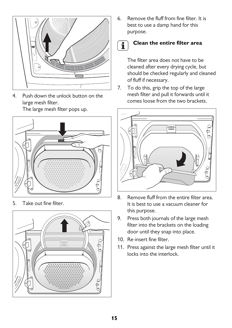 John Lewis JLTDH14 User Manual | Page 15 / 28