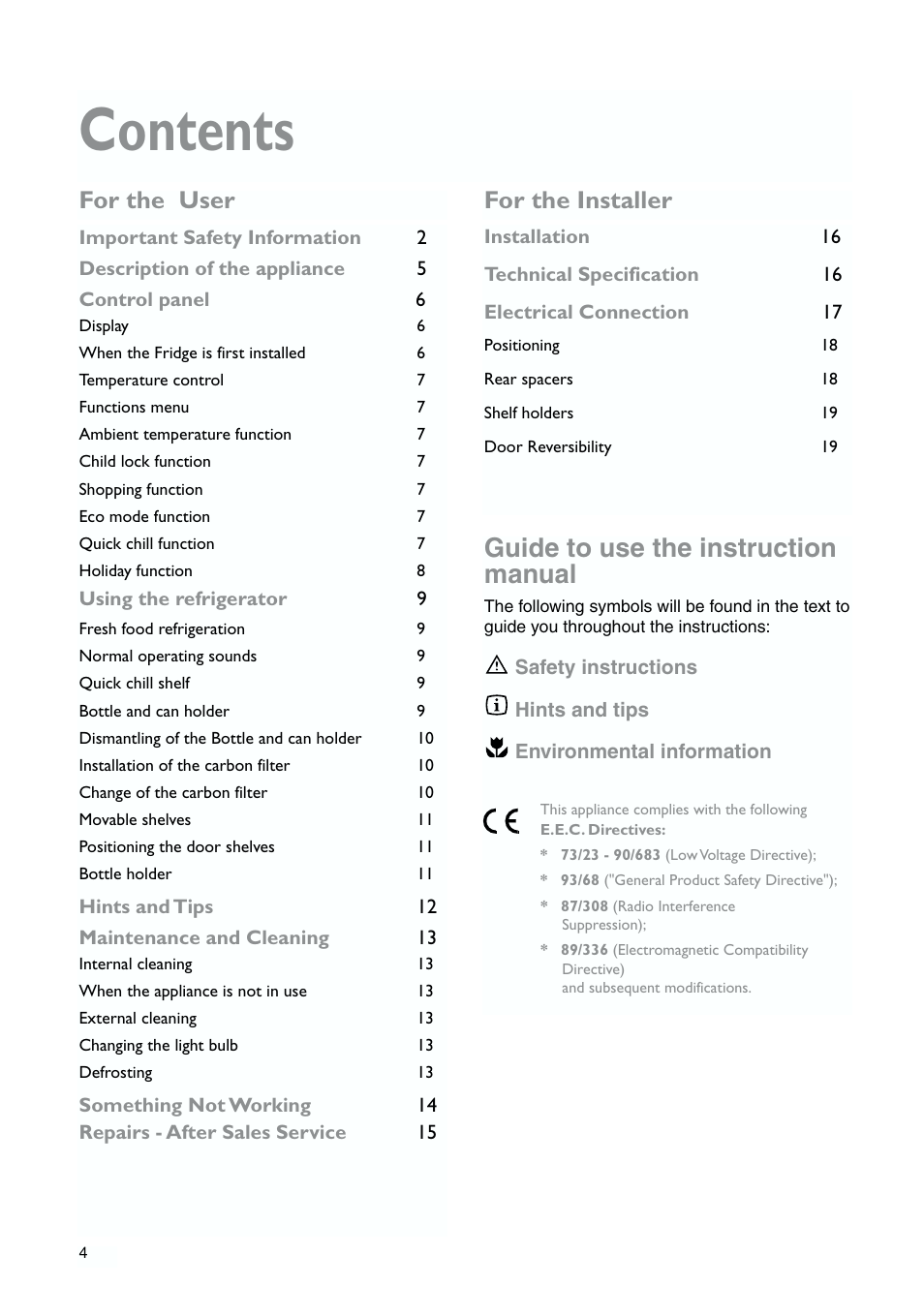 John Lewis JLLFW1809 User Manual | Page 4 / 24