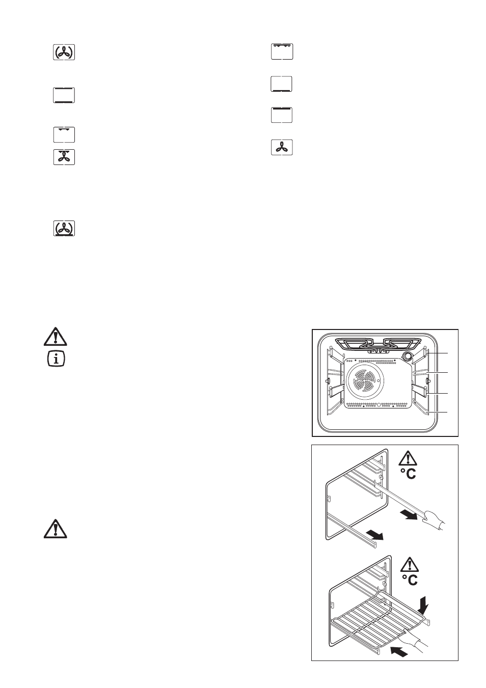 Using the ov, Using the ov using the oven en en en en, Function symbols | John Lewis JLBIOS602 User Manual | Page 10 / 28