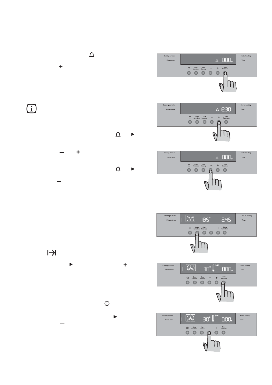 How to set the minute minder | John Lewis JLBIOS602 User Manual | Page 12 / 28