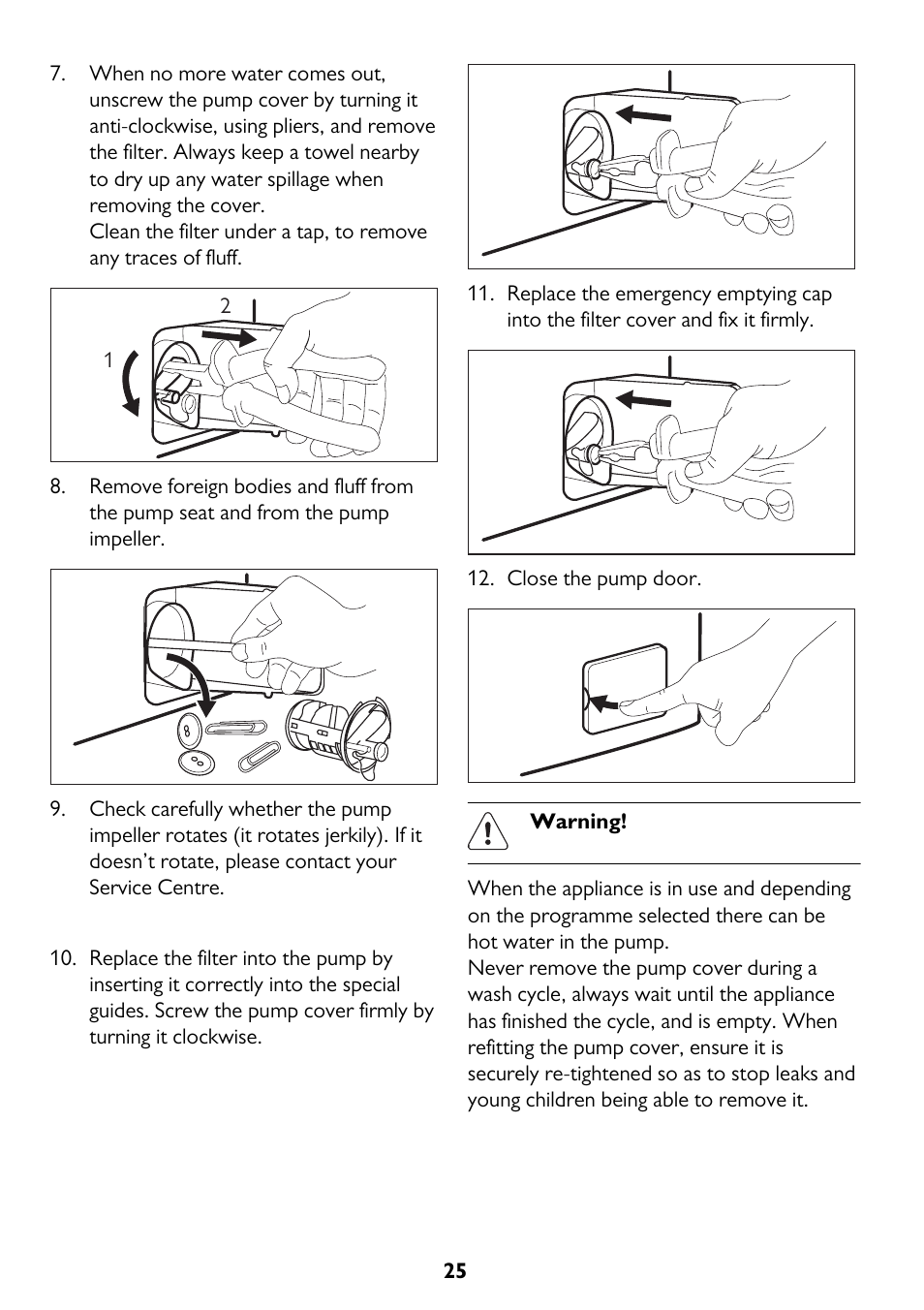 John Lewis JLWM 1404 User Manual | Page 25 / 40