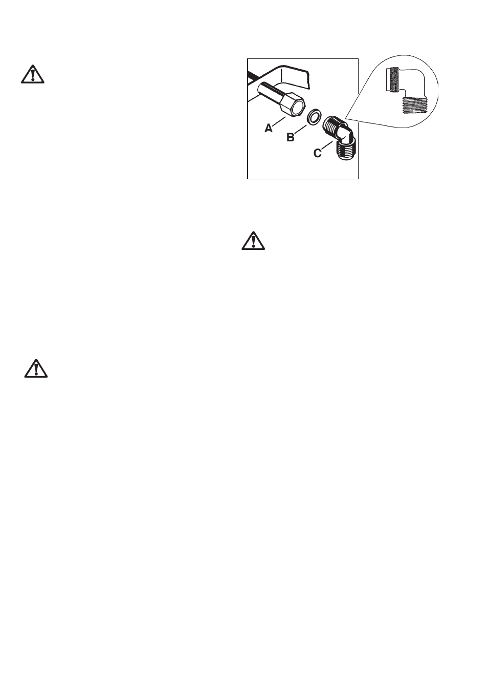 Installation, Gas connection | John Lewis JLBIGH601 User Manual | Page 5 / 16