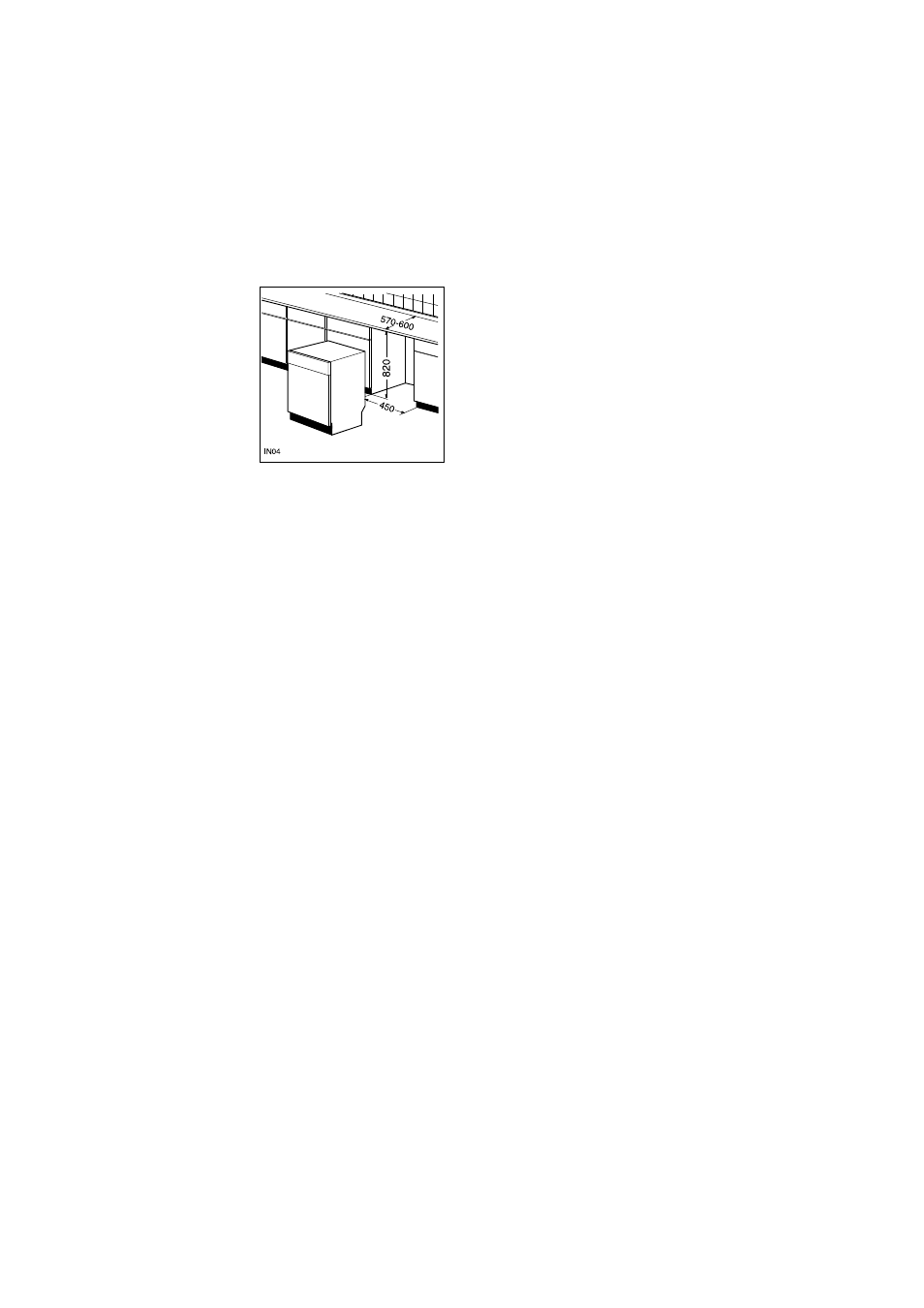 Fitting under a counter, Levelling | John Lewis JLDWW 905 User Manual | Page 8 / 28