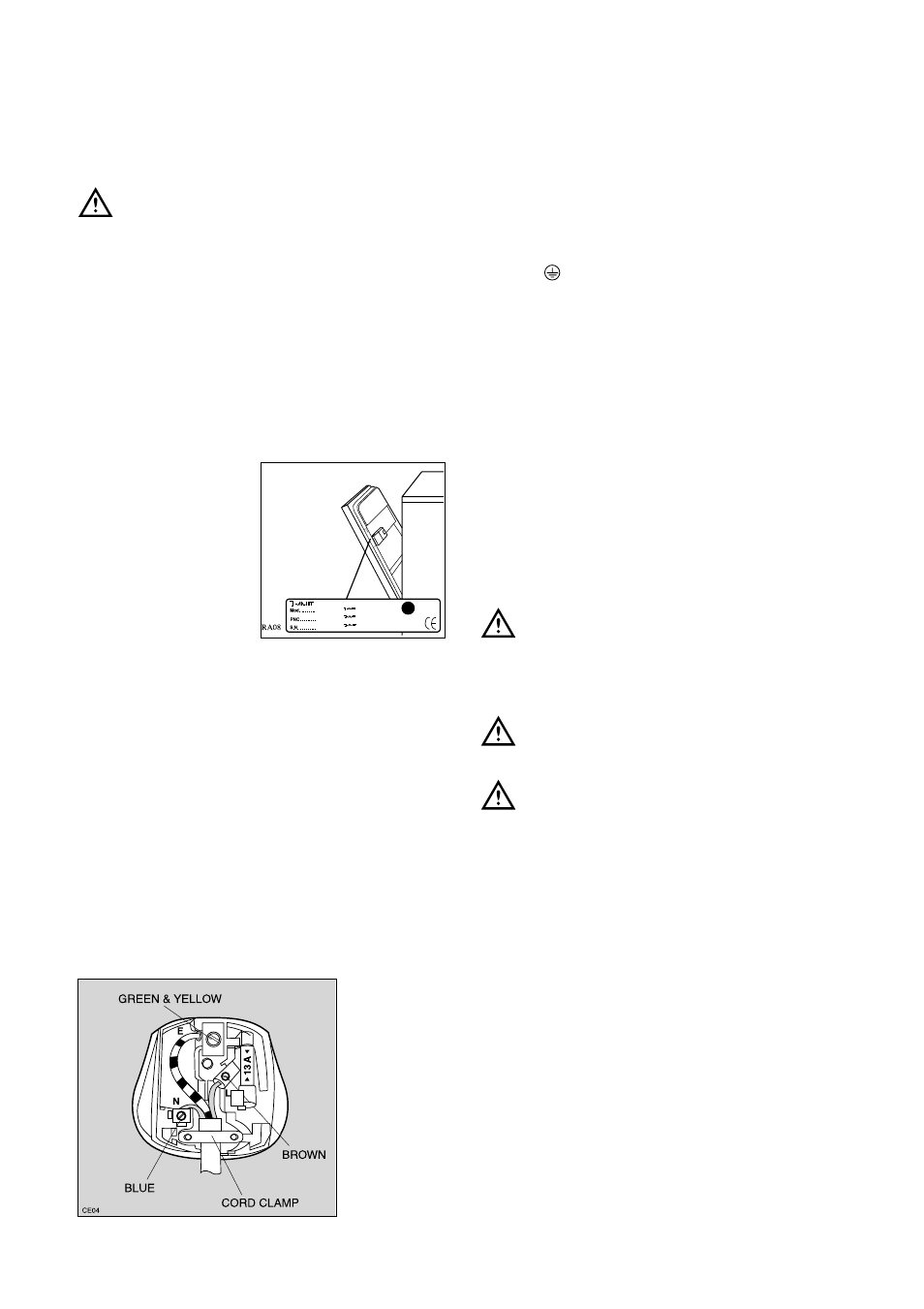 Electrical connection, Permanent connection | John Lewis JLDWW 905 User Manual | Page 9 / 28