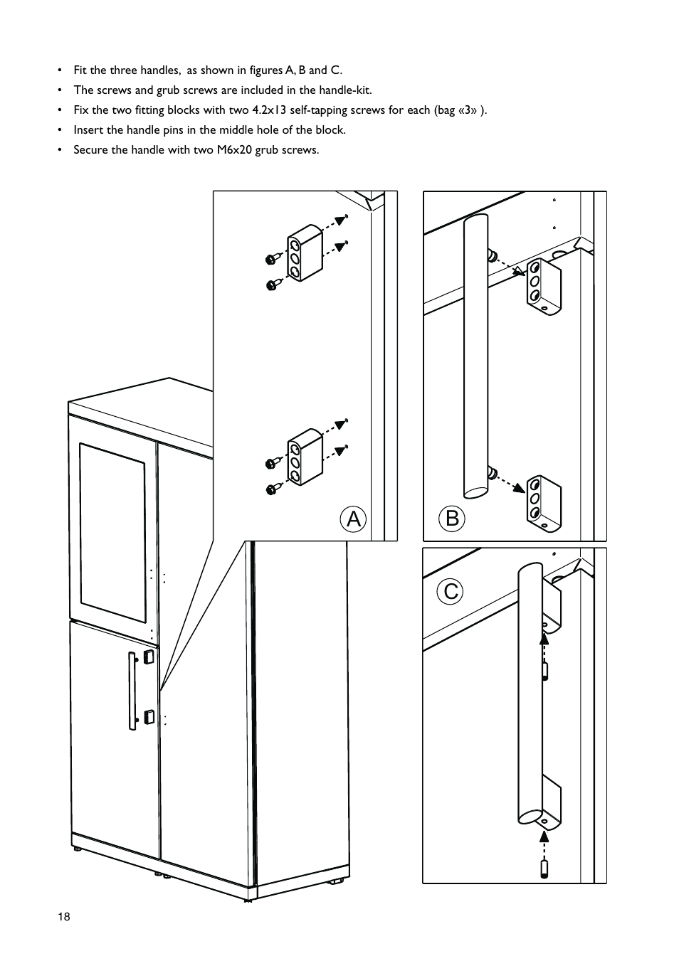 Ab c | John Lewis SBSKITB User Manual | Page 18 / 20