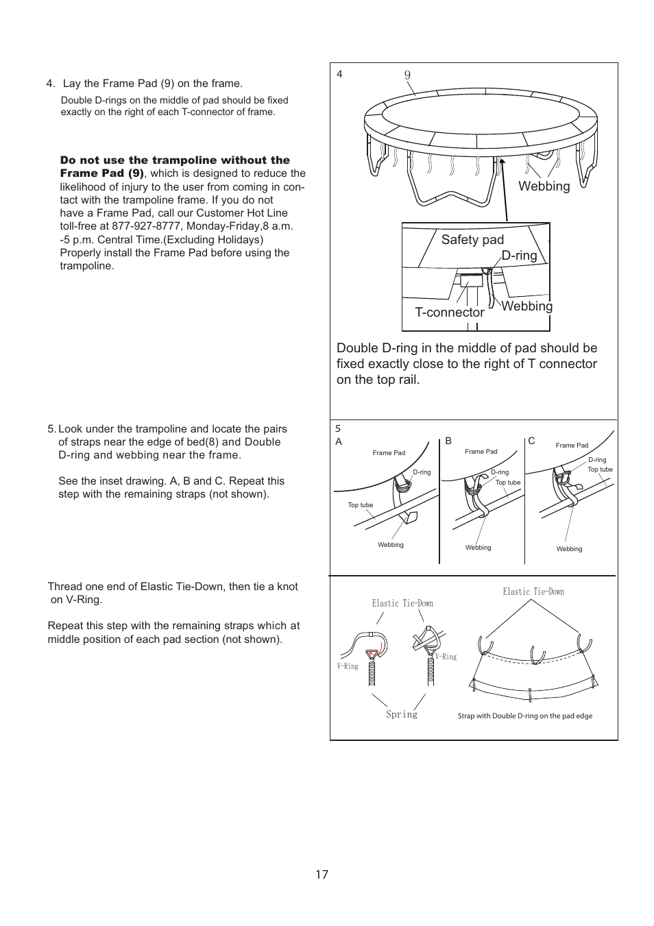 Jumpking Orbounder 12ft Combo YJ User Manual | Page 16 / 21
