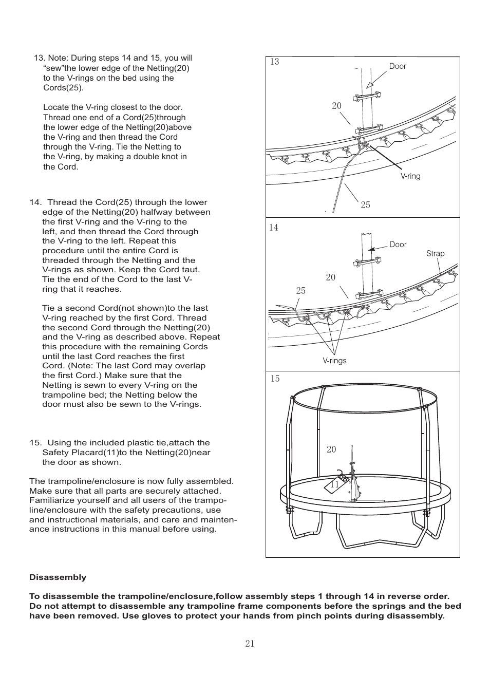 Jumpking Orbounder 12ft Combo YJ User Manual | Page 19 / 21