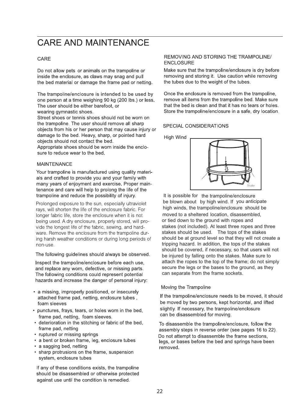 Jumpking Orbounder 12ft Combo YJ User Manual | Page 20 / 21