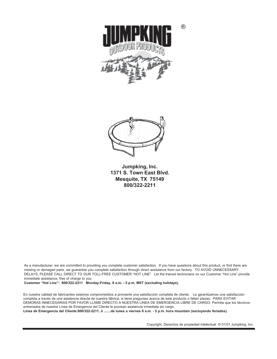 Jumpking backyard JKXT12W User Manual | Page 28 / 28