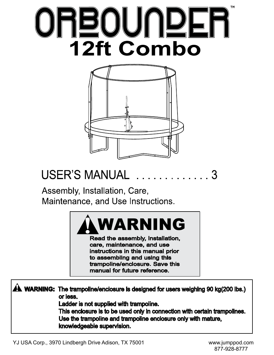 Jumpking OR1213 User Manual | 23 pages