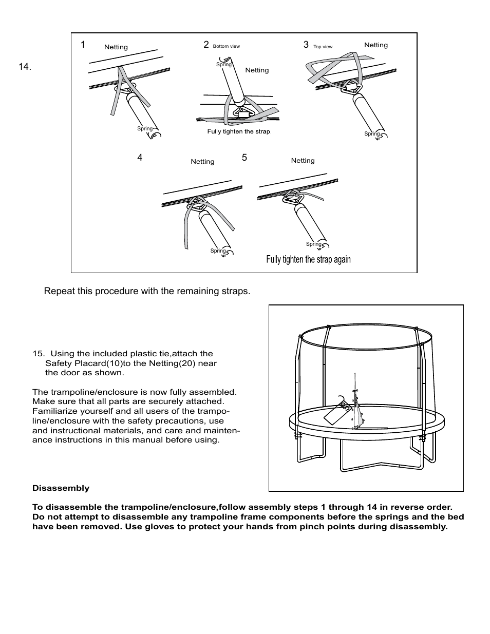 Repeat this procedure with the remaining straps | Jumpking OR1213 User Manual | Page 21 / 23