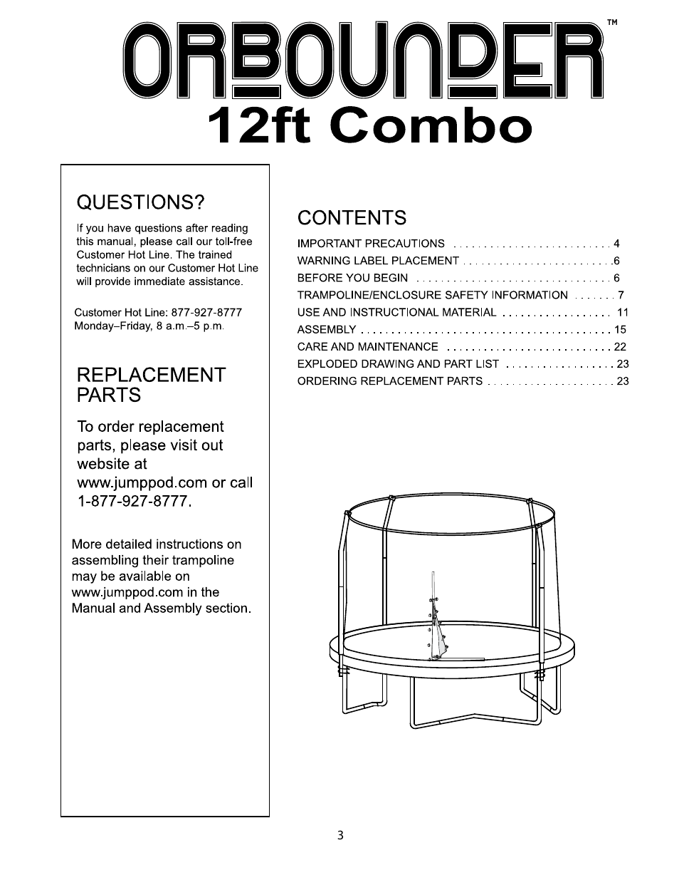 Jumpking OR1213 User Manual | Page 3 / 23