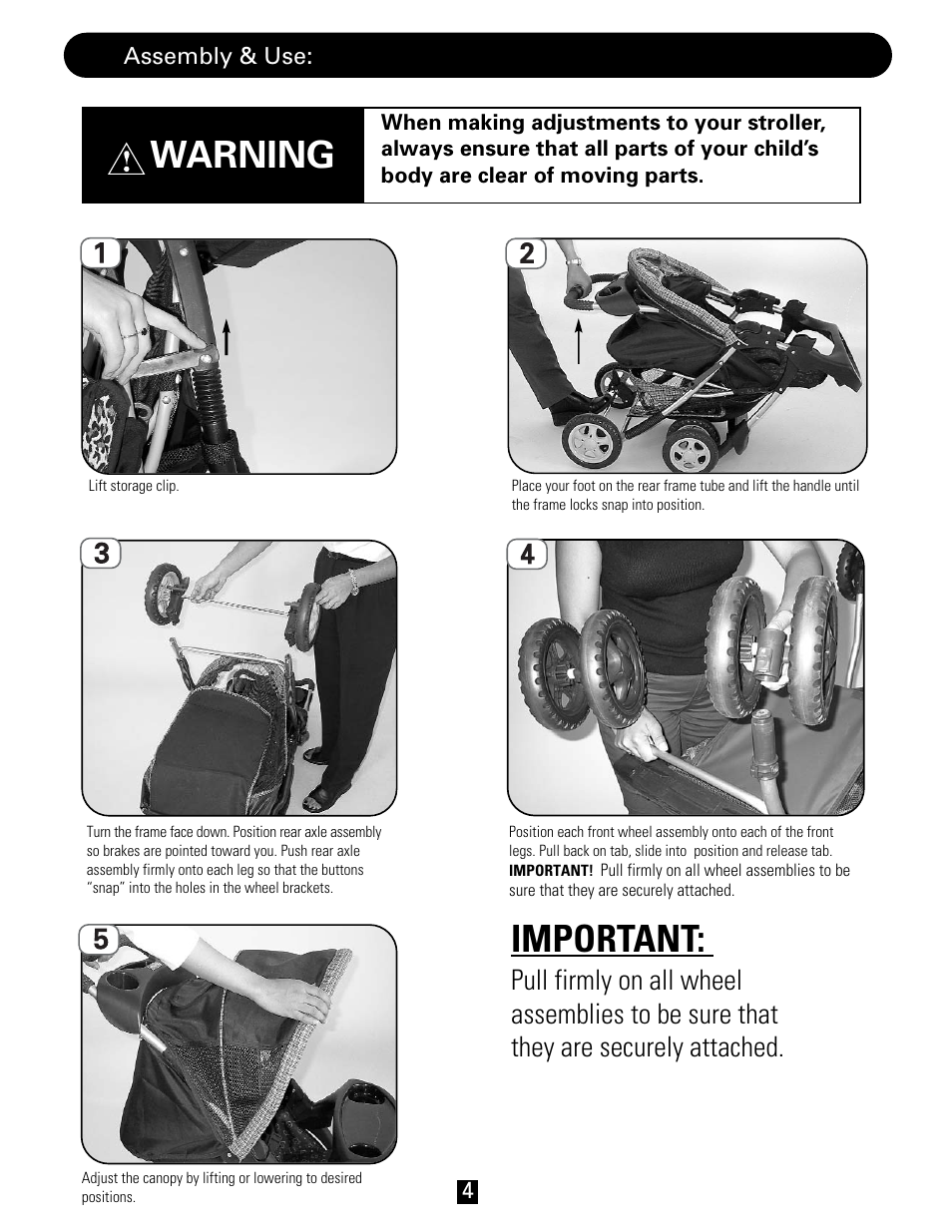 Important, Warning | J. Mason FC3148 User Manual | Page 4 / 8