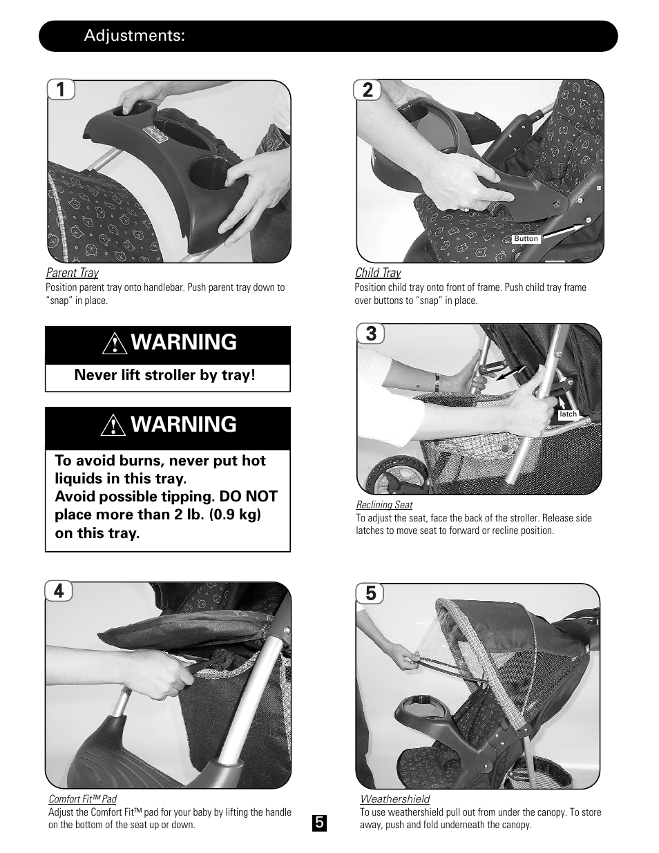 Warning | J. Mason FC3148 User Manual | Page 5 / 8