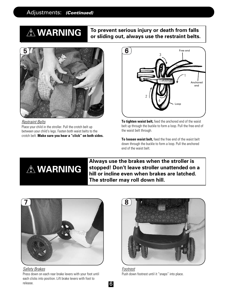 Warning | J. Mason FC3148 User Manual | Page 6 / 8