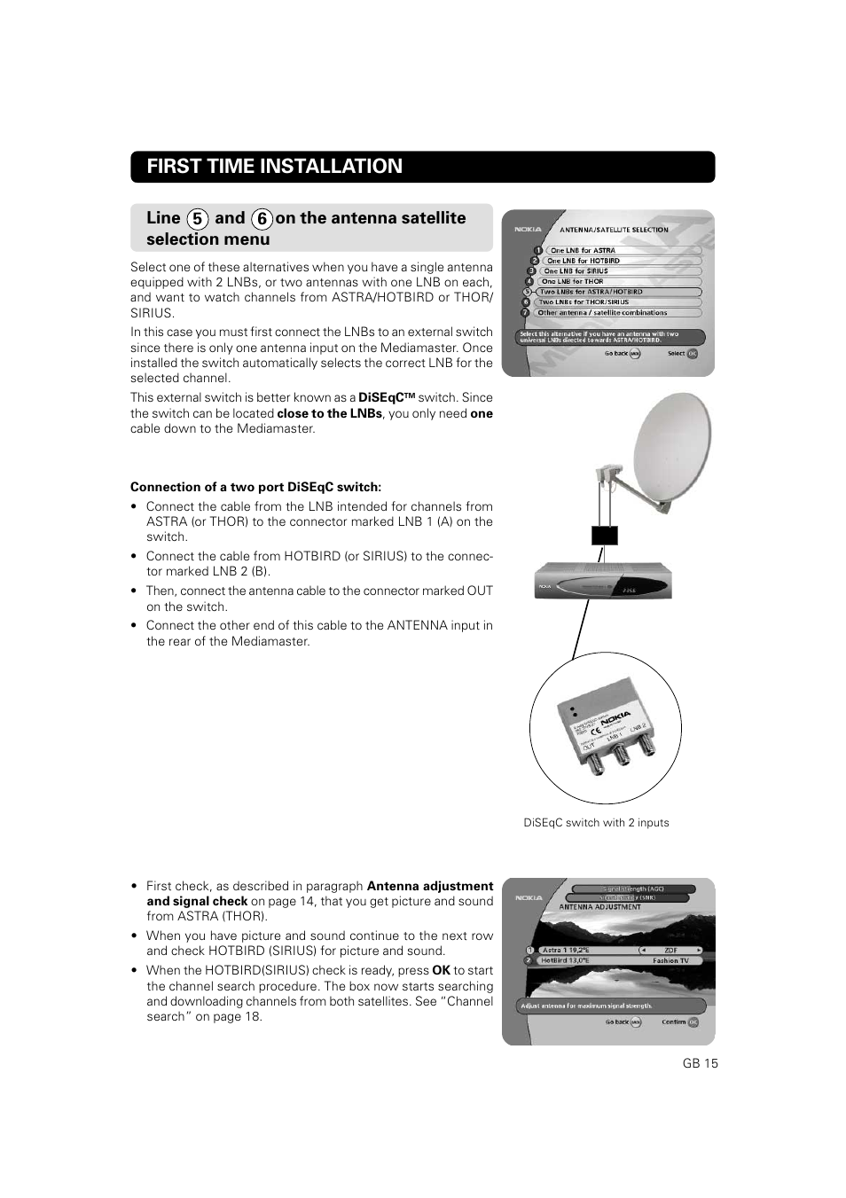 First time installation | JA Audio 9902S User Manual | Page 15 / 62