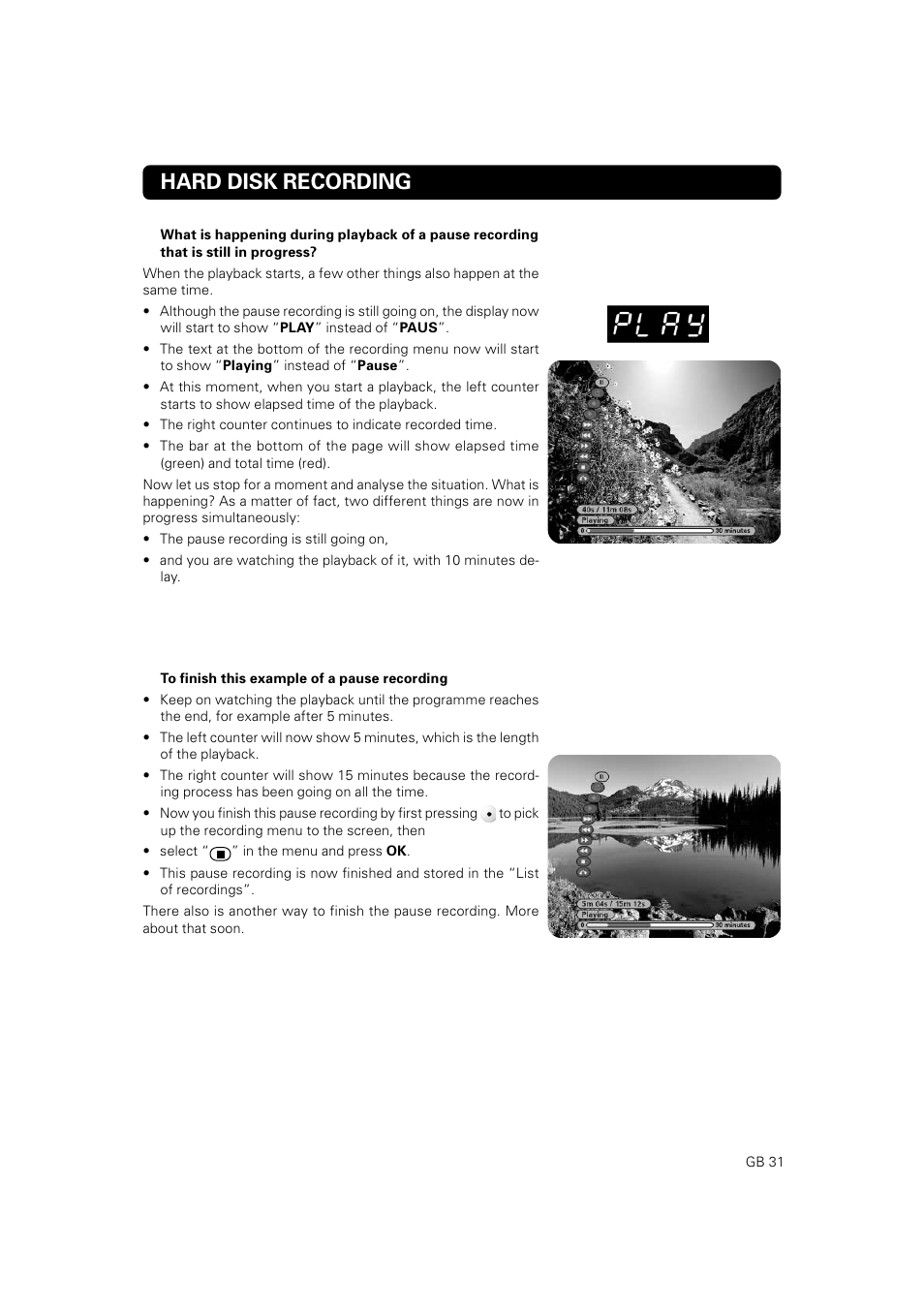 Hard disk recording | JA Audio 9902S User Manual | Page 31 / 62