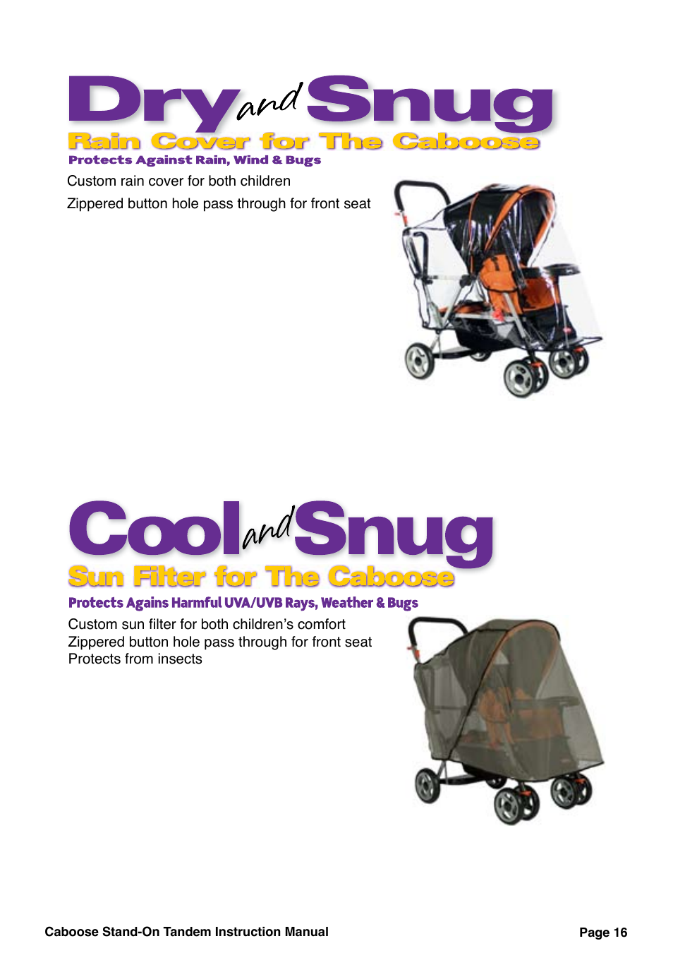 Joovy 40X Series User Manual | Page 17 / 20